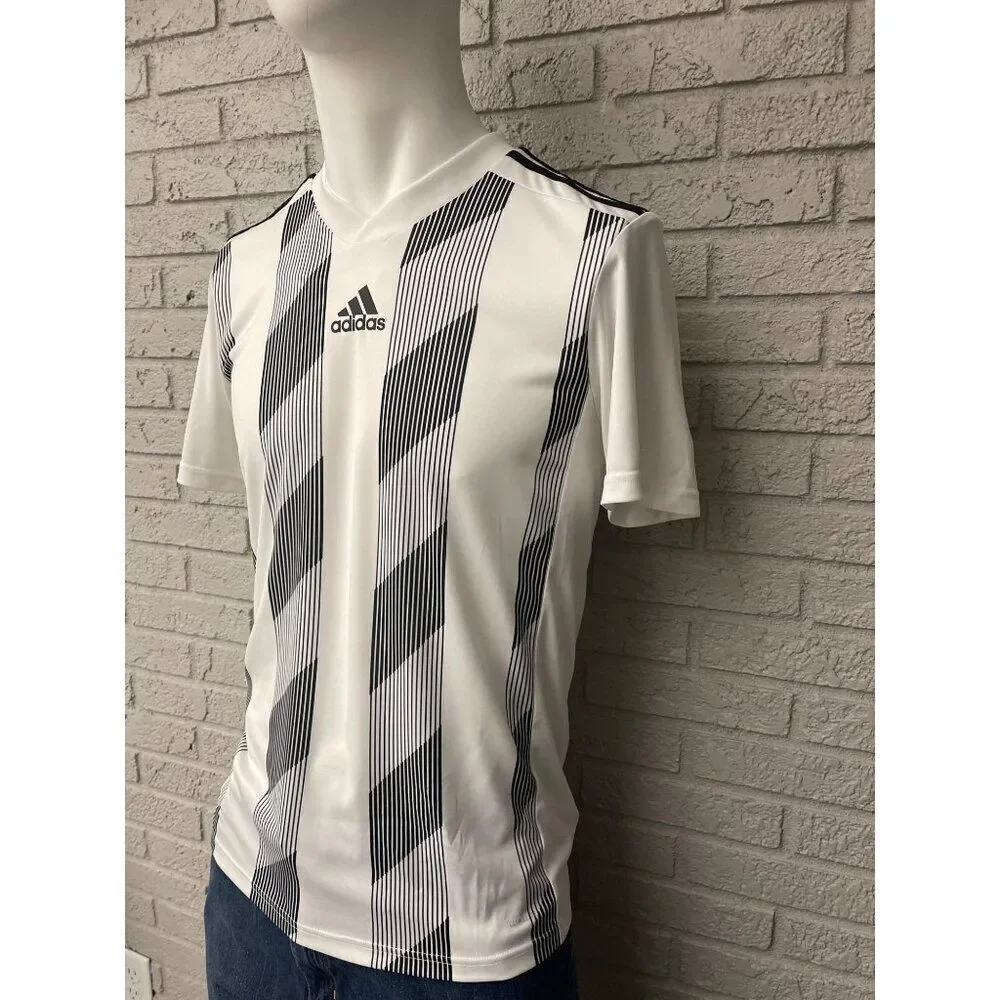 Adidas Men Black / White Soccer Jersey Size S